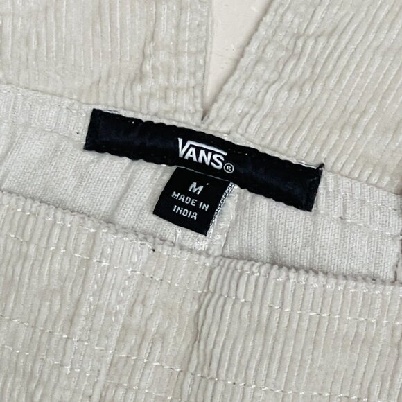 Vans Overalls Womens Medium Corduroy Floral Emroidered Ground Work Skate Party - Picture 4 of 12